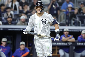 Rangers manager makes feelings known on ejection after questioning umpire’s call on pitch to Aaron Judge