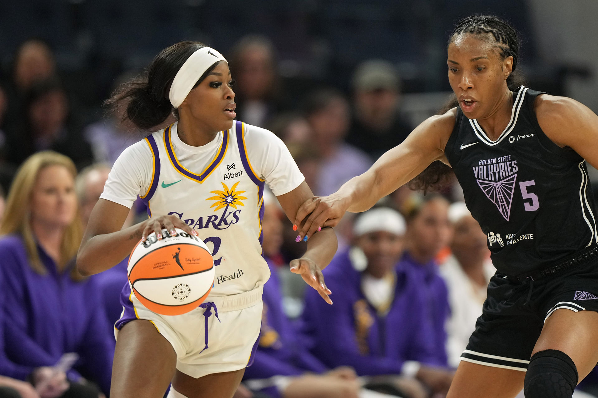 WNBA: Los Angeles Sparks at Golden State Valkyries - Source: Imagn