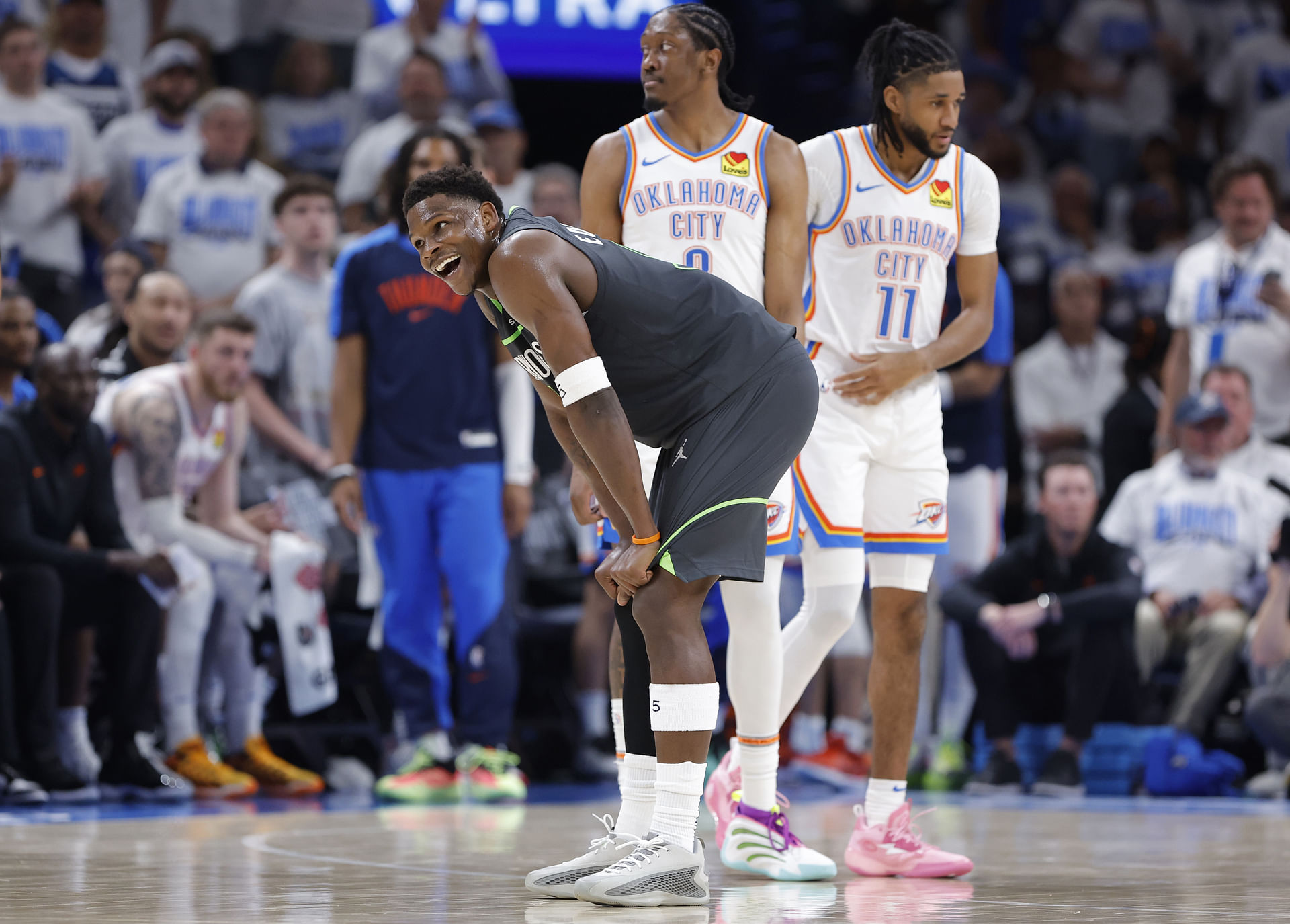 NBA: Playoffs-Minnesota Timberwolves at Oklahoma City Thunder - Source: Imagn
