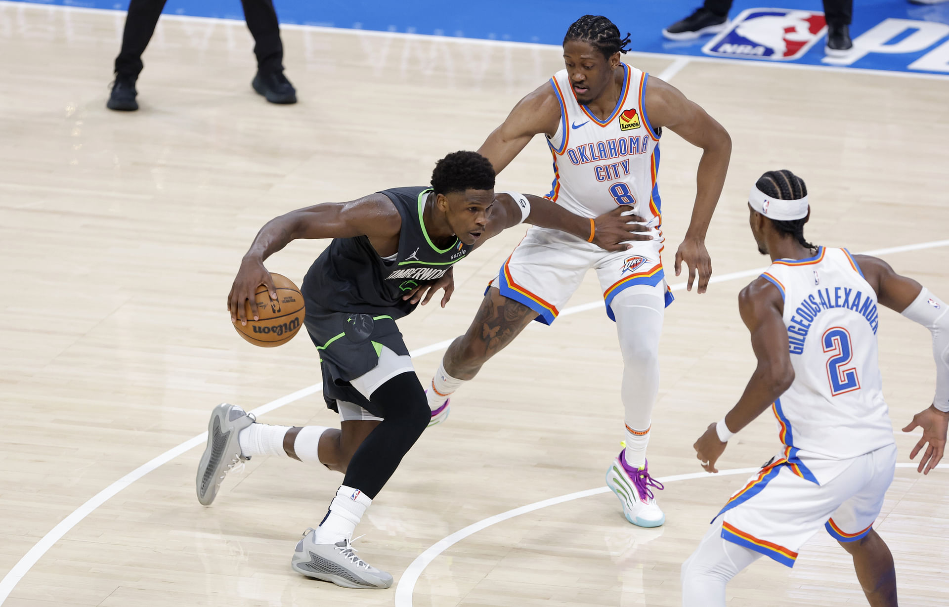 NBA: Playoffs-Minnesota Timberwolves at Oklahoma City Thunder - Source: Imagn