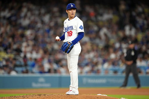 Yoshinobu Yamamoto is on the mound today (Imagn)