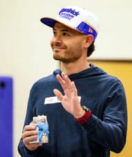 IndyCar driver Kyle Larson in Indianapolis, Indiana | Imagn