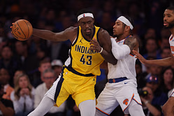 “I’ve been kissed harder” - Reggie Miller calls out refs reviewing Flagrant foul after Knicks guard takes Pascal Siakam out