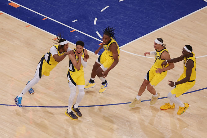 Pacers coach Rick Carlisle makes feelings clear on Tyrese Haliburton's choke gesture: "Earned the right to do whatever he wants"