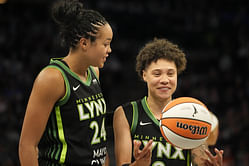 "Are the refs on crack?" - WNBA fans bemused as Napheesa Collier outfoxes referees by shooting another player's free throws