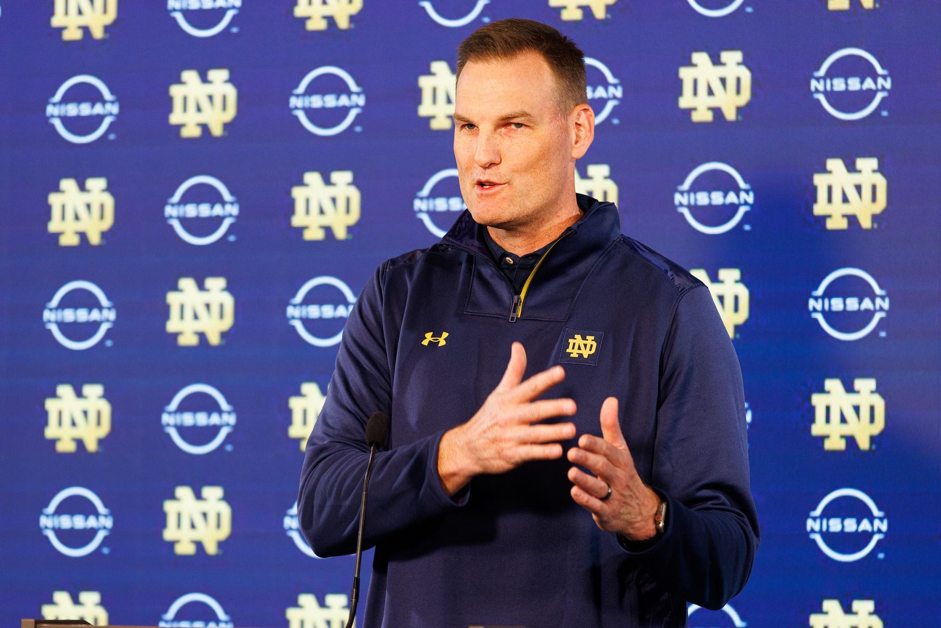 Newly appointed Notre Dame men&#039;s and women&#039;s basketball general manager Pat Garrity (Photo: Imagn)