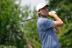 How did Scottie Scheffler perform in the Charles Schwab Challenge, round 1?