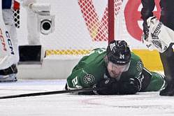 Mason Marchment delivers veiled threat to Oilers following Roope Hintz's injury exit in Game 2