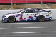 NASCAR Cup Series driver Ross Chastain (1) during qualifying at Charlotte Motor Speedway. - Source: Imagn