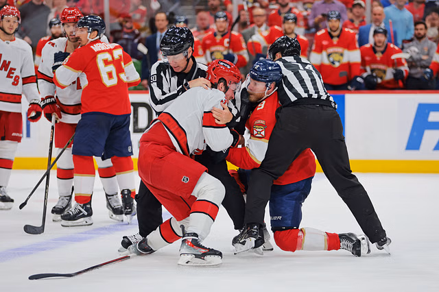NHL: Stanley Cup Playoffs-Carolina Hurricanes at Florida Panthers - Source: Imagn