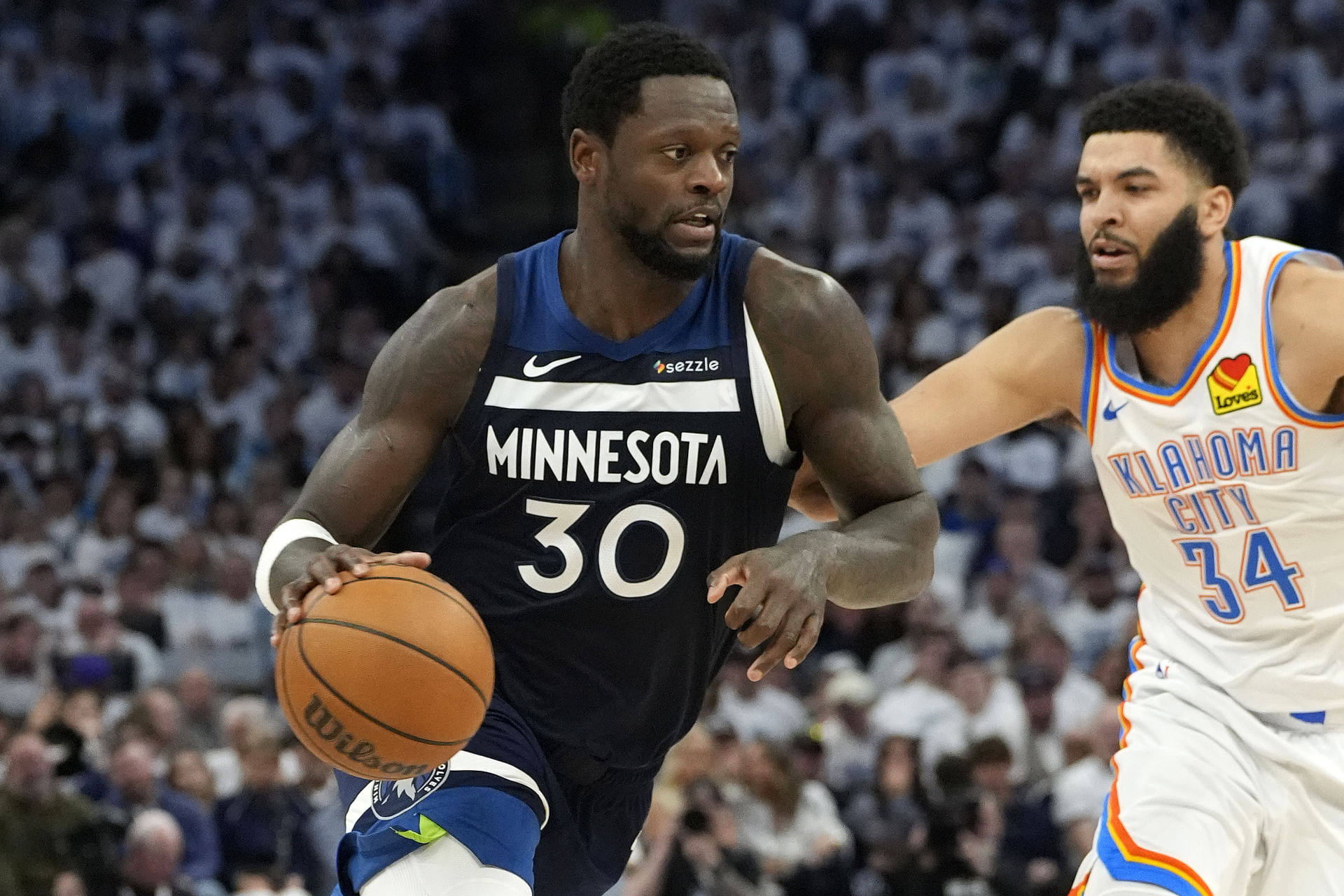 NBA: Playoffs-Oklahoma City Thunder at Minnesota Timberwolves - Source: Imagn