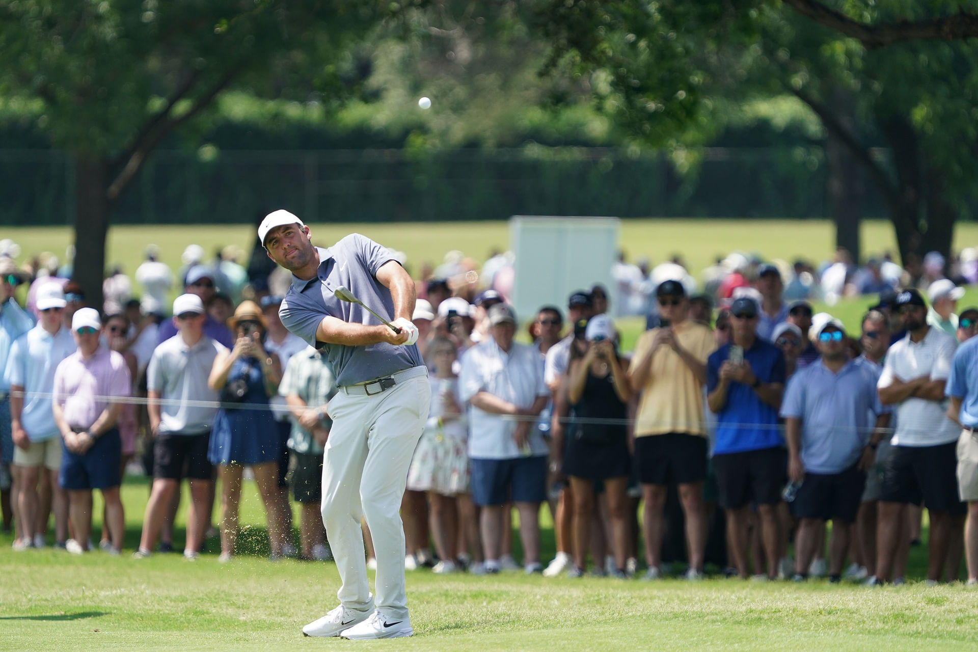 Scottie Scheffler at the Charles Schwab Challenge - Final Round - Source: Imagn