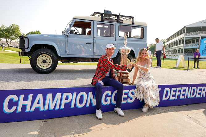 Ben Griffin ‘doesn't want’ his fiancé driving the car won at Charles Schwab Challenge