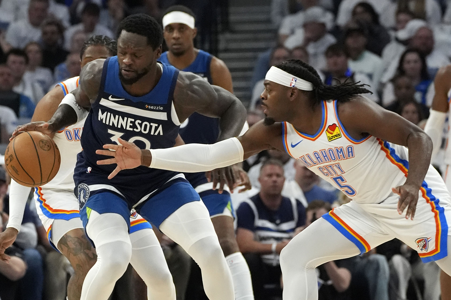 NBA: Playoffs-Oklahoma City Thunder at Minnesota Timberwolves - Source: Imagn
