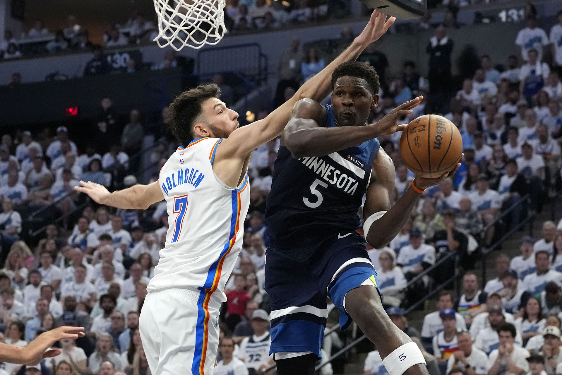 NBA: Playoffs-Oklahoma City Thunder at Minnesota Timberwolves - Source: Imagn