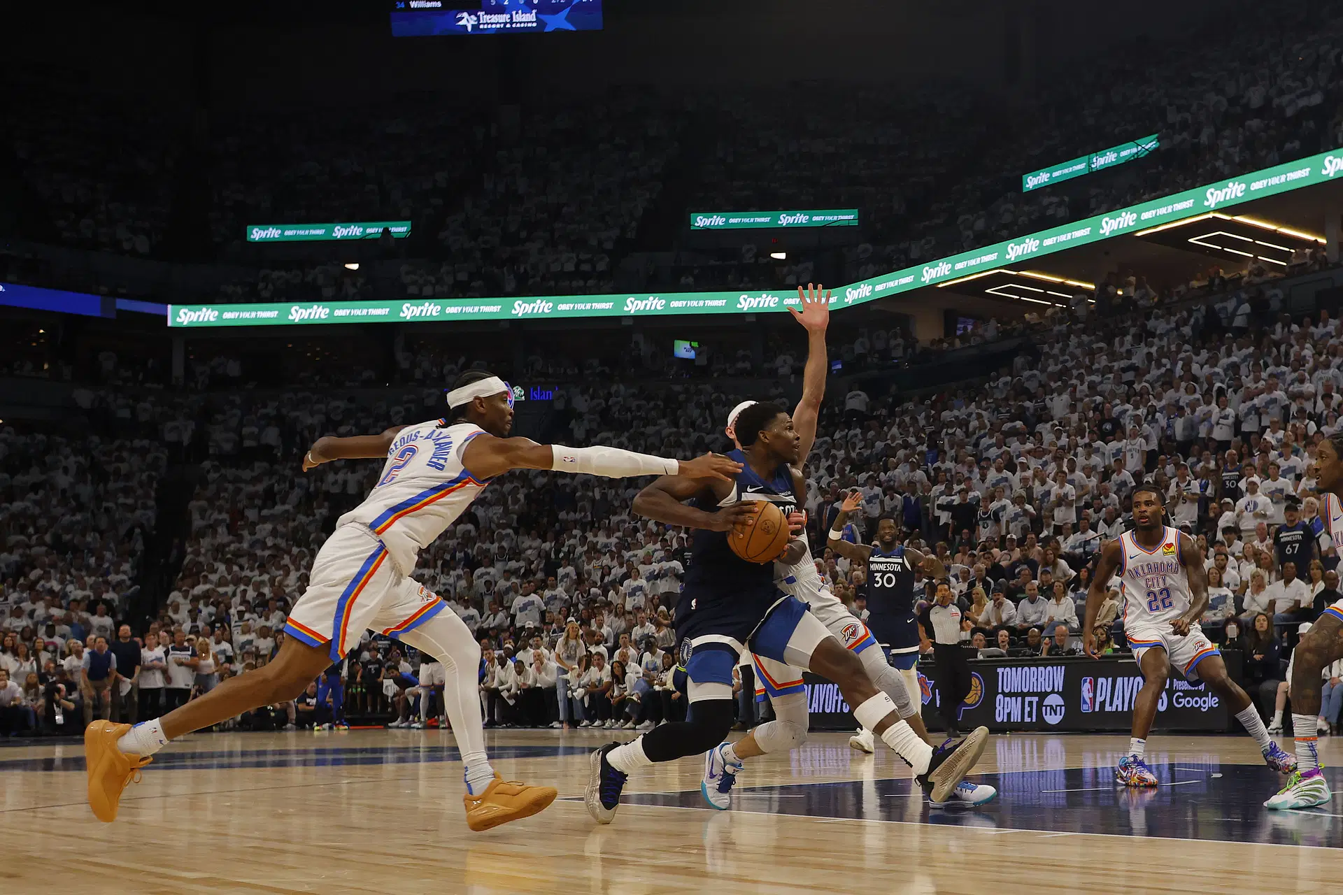 NBA: Playoffs-Oklahoma City Thunder at Minnesota Timberwolves - Source: Imagn