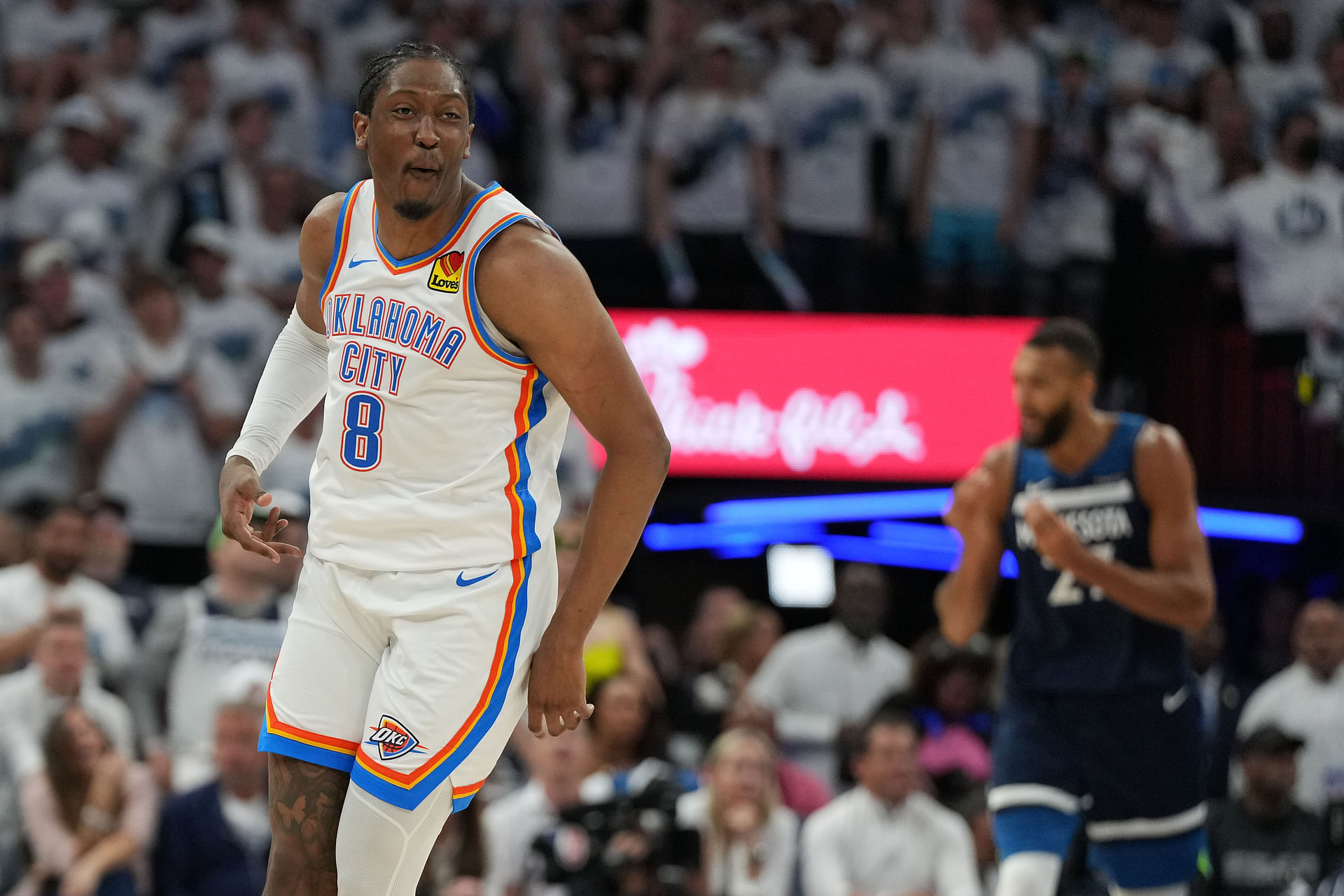 NBA: Playoffs-Oklahoma City Thunder at Minnesota Timberwolves - Source: Imagn