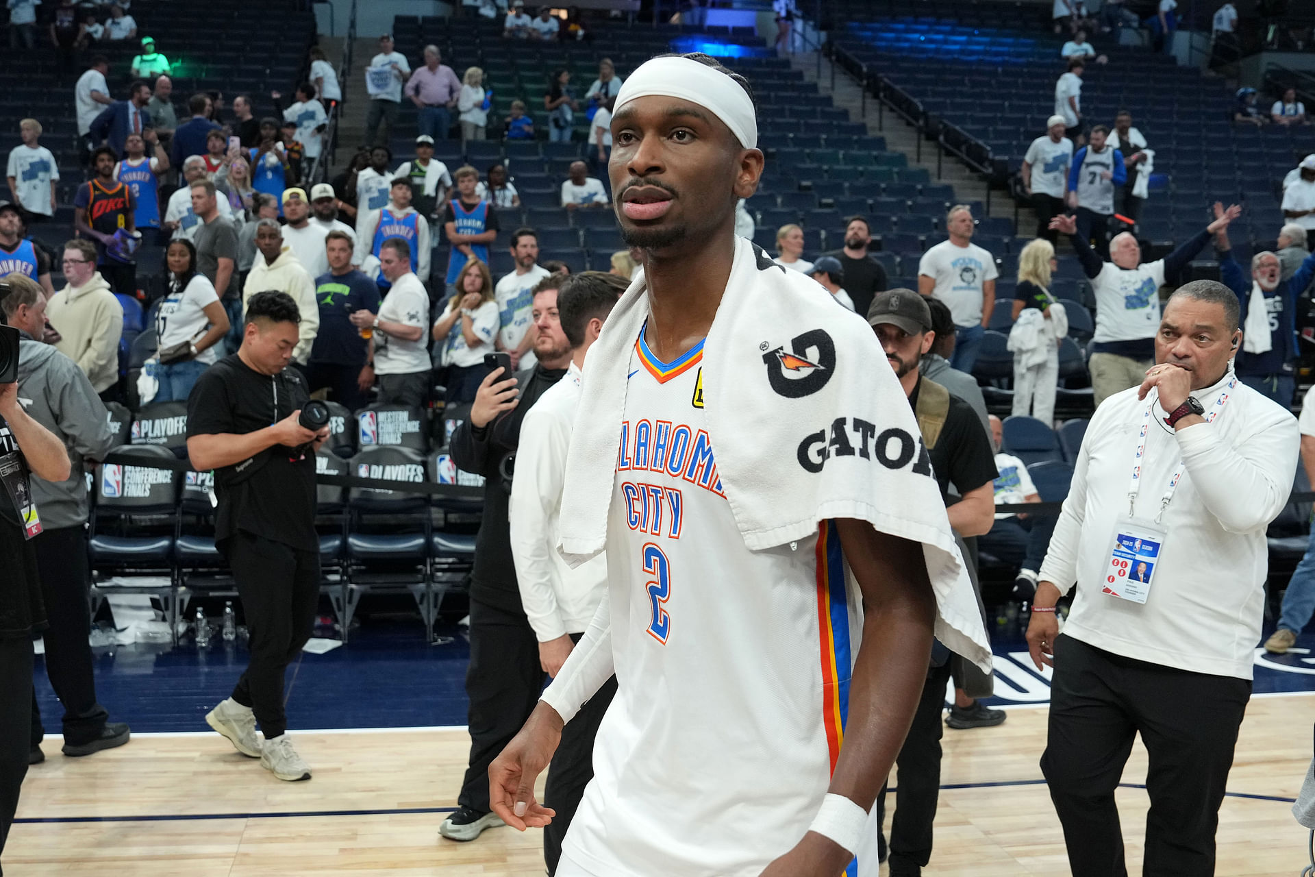NBA: Playoffs-Oklahoma City Thunder at Minnesota Timberwolves - Source: Imagn