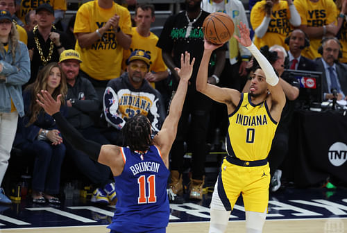 Pat McAfee's message came true after Pacers win Game 4. (Photo: IMAGN)
