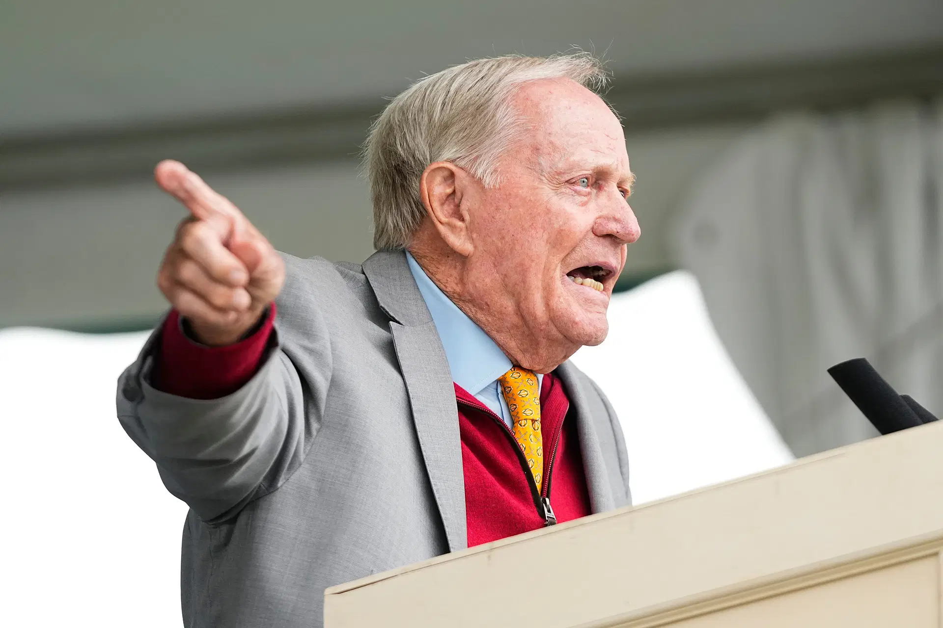 Jack Nicklaus is hosting the Memorial (Image via Imagn)