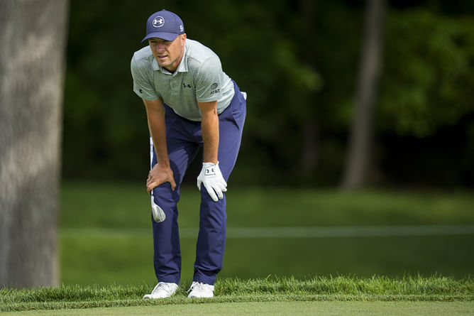How did Jordan Spieth perform in Round 1 of the 2025 Memorial Tournament?