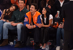 Timothee Chalamet with GF Kylie Jenner & other stars spotted courtside for Knicks vs Pacers showdown