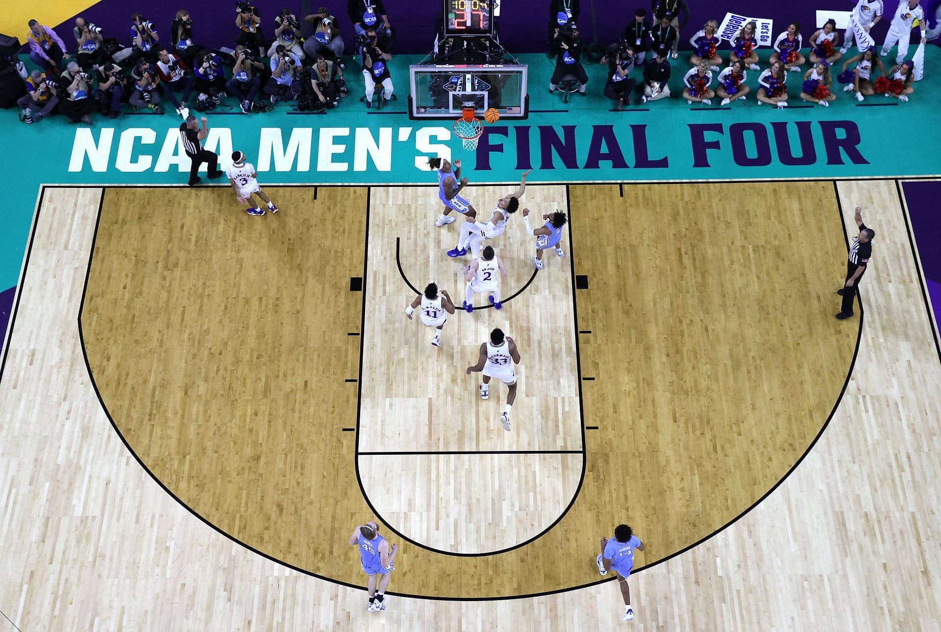 North Carolina in the 2022 NCAA national title game. - Source: Rob Carr, Getty