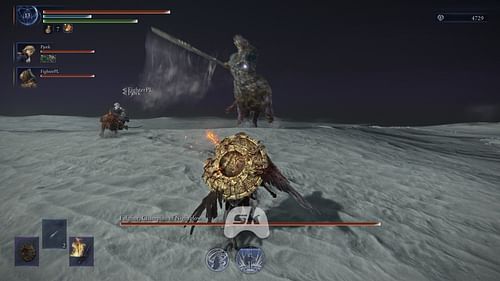 Duel with the boss (Image via Sportskeeda Gaming || FromSoftware)