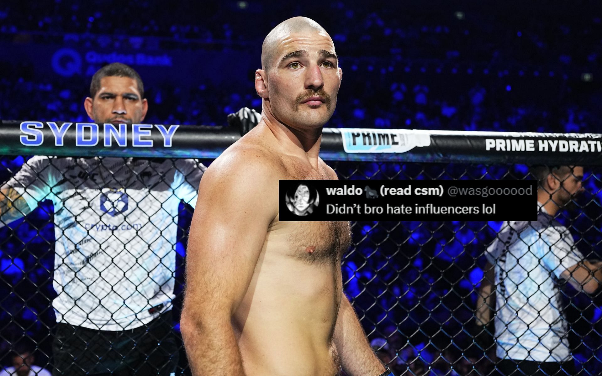 Sean Strickland pulls gun out on Adin Ross' stream during lighthearted exchange, fans react: "Such an attention seeker"