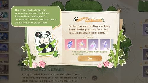 Answering the trivia quiz is the last task in the event (Image via Sportskeeda Gaming/HoYoverse)
