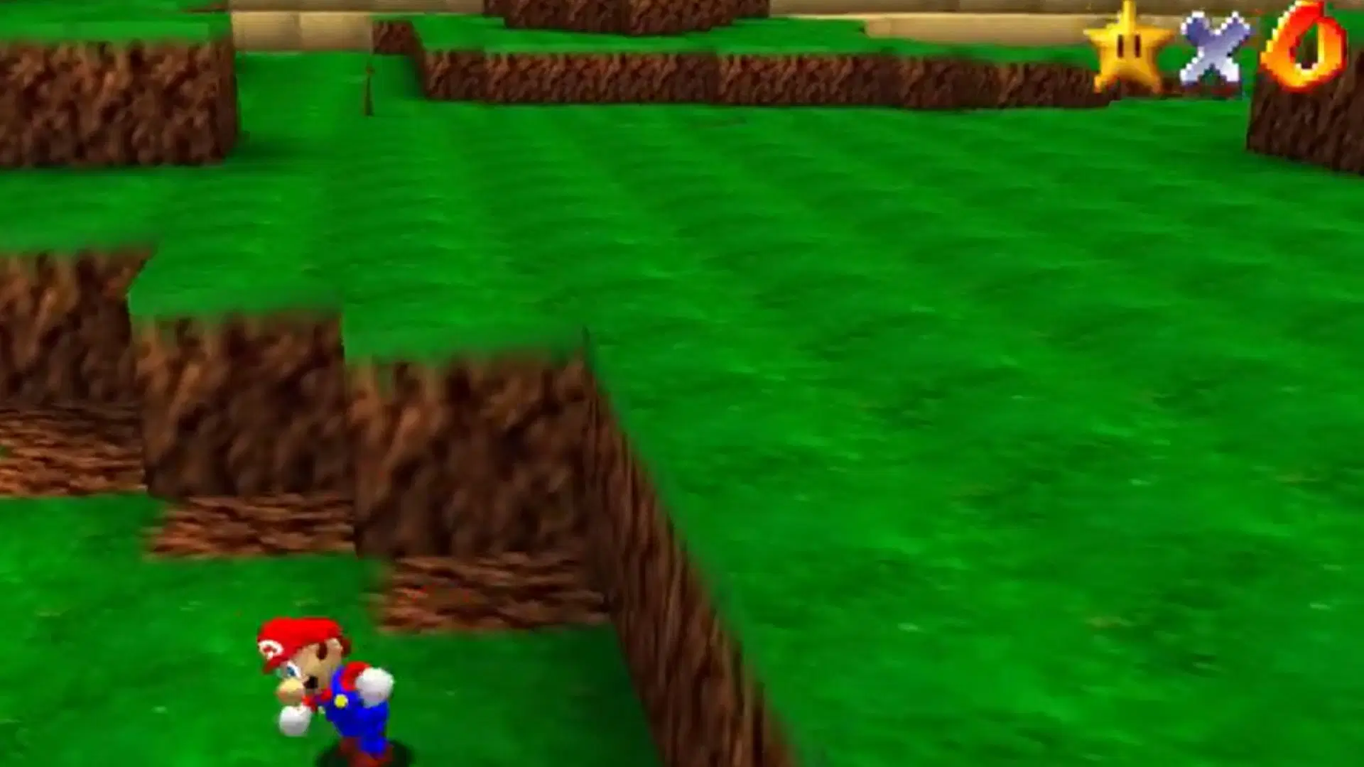 Minecraft in Super Mario 64