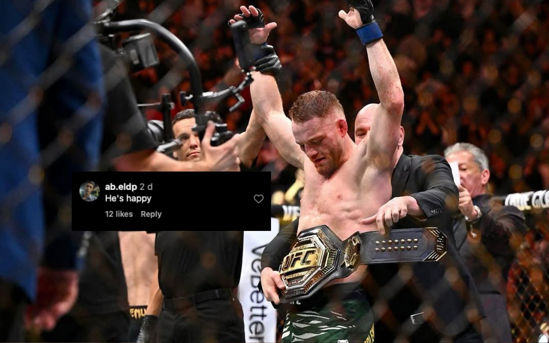 Jack Della Maddalena is the new welterweight champion [Image Courtesy: @jackdellamaddalena on Instagram]