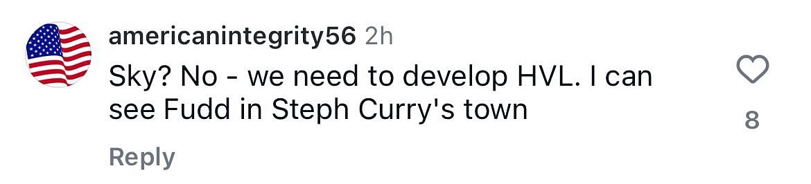 An IG user says they could see Fudd in Golden State (image credit: instagram/wnbagotgame)