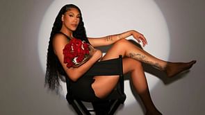 Dawn Staley, Ta’Niya Latson, Raven Johnson and more adore Kamilla Cardoso’s glamorous look on her special day