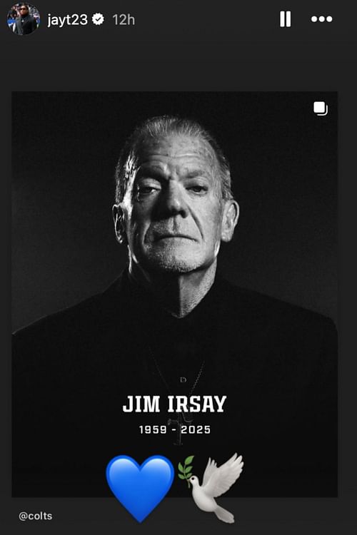Jonathan Taylor's post on Jim Irsay