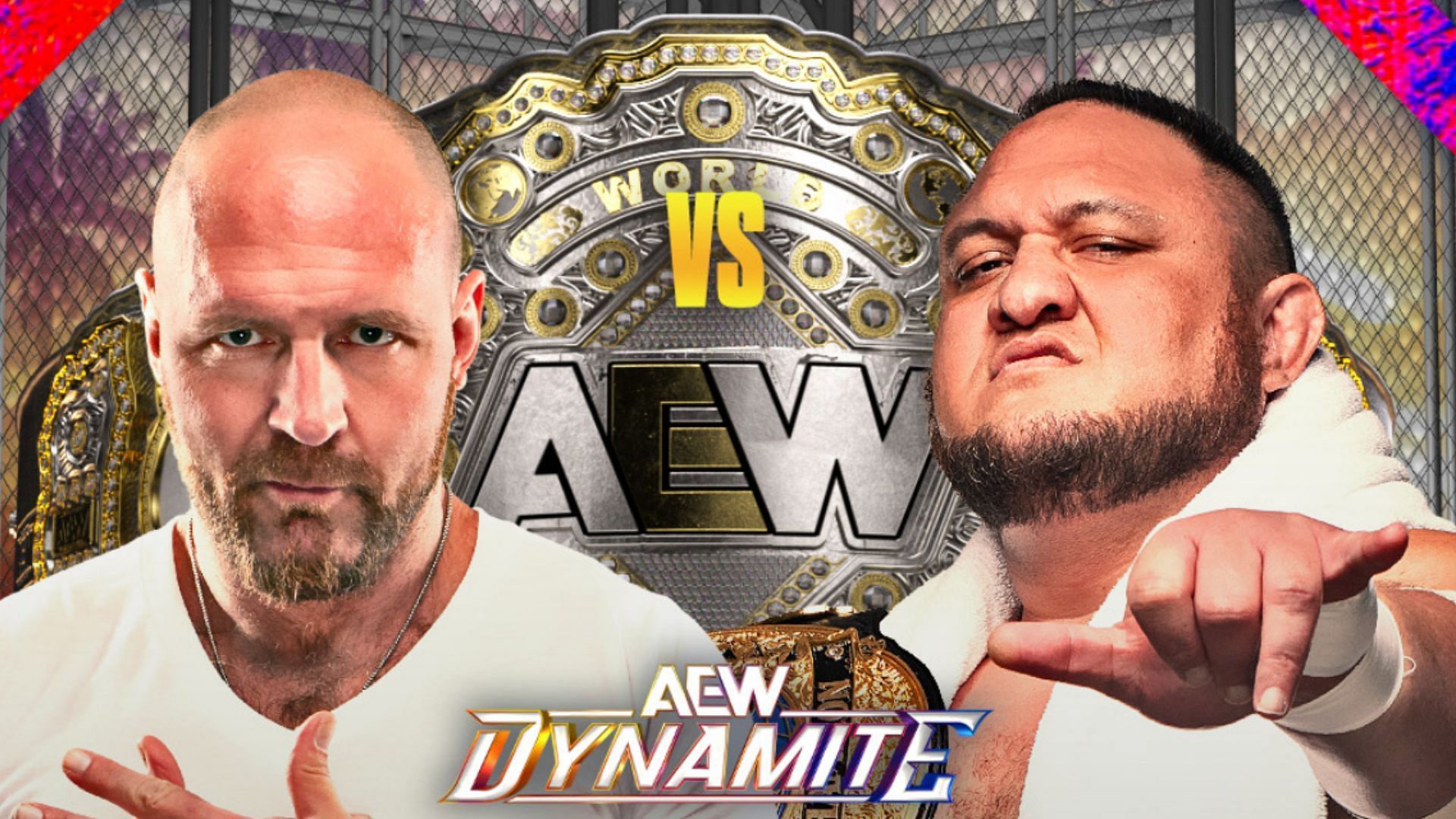 Jon Moxley vs. Samoa Joe at Beach Break might be a five-star match. (Image via AEW Facebook) 