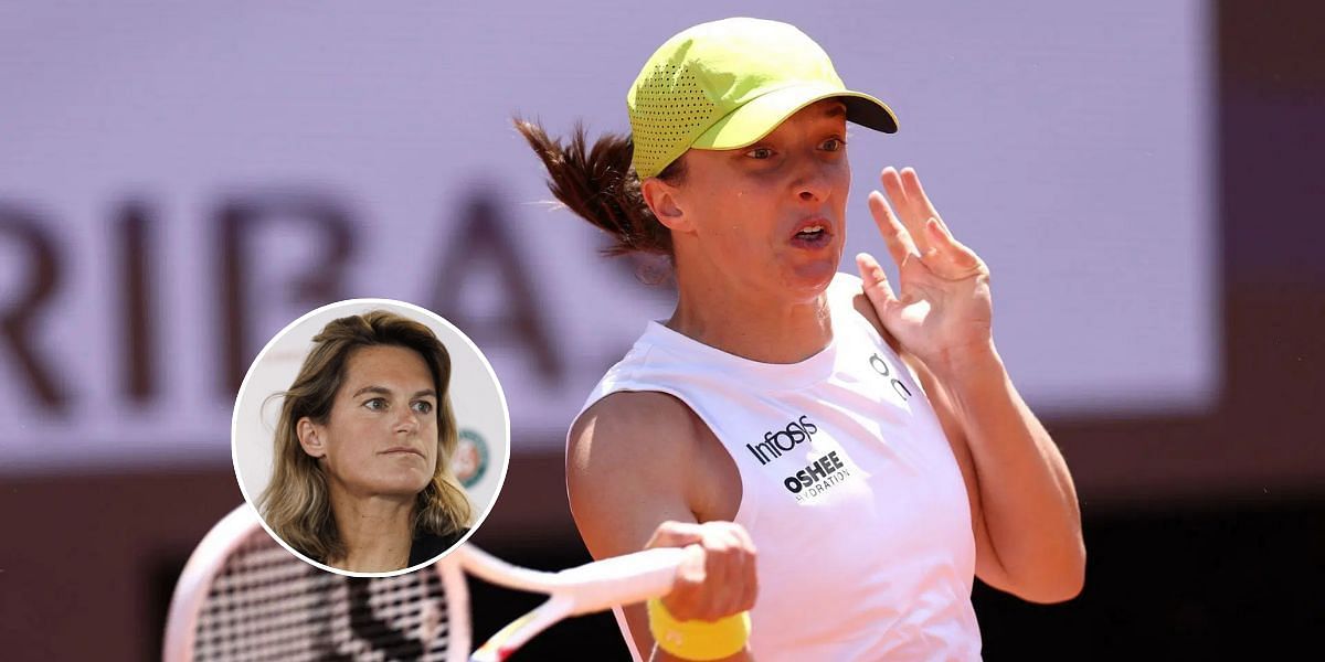 French Open director Amelie Mauresmo reveals why Iga Swiatek has arrived in Paris well before the tournament begins | Image Source: Gettty