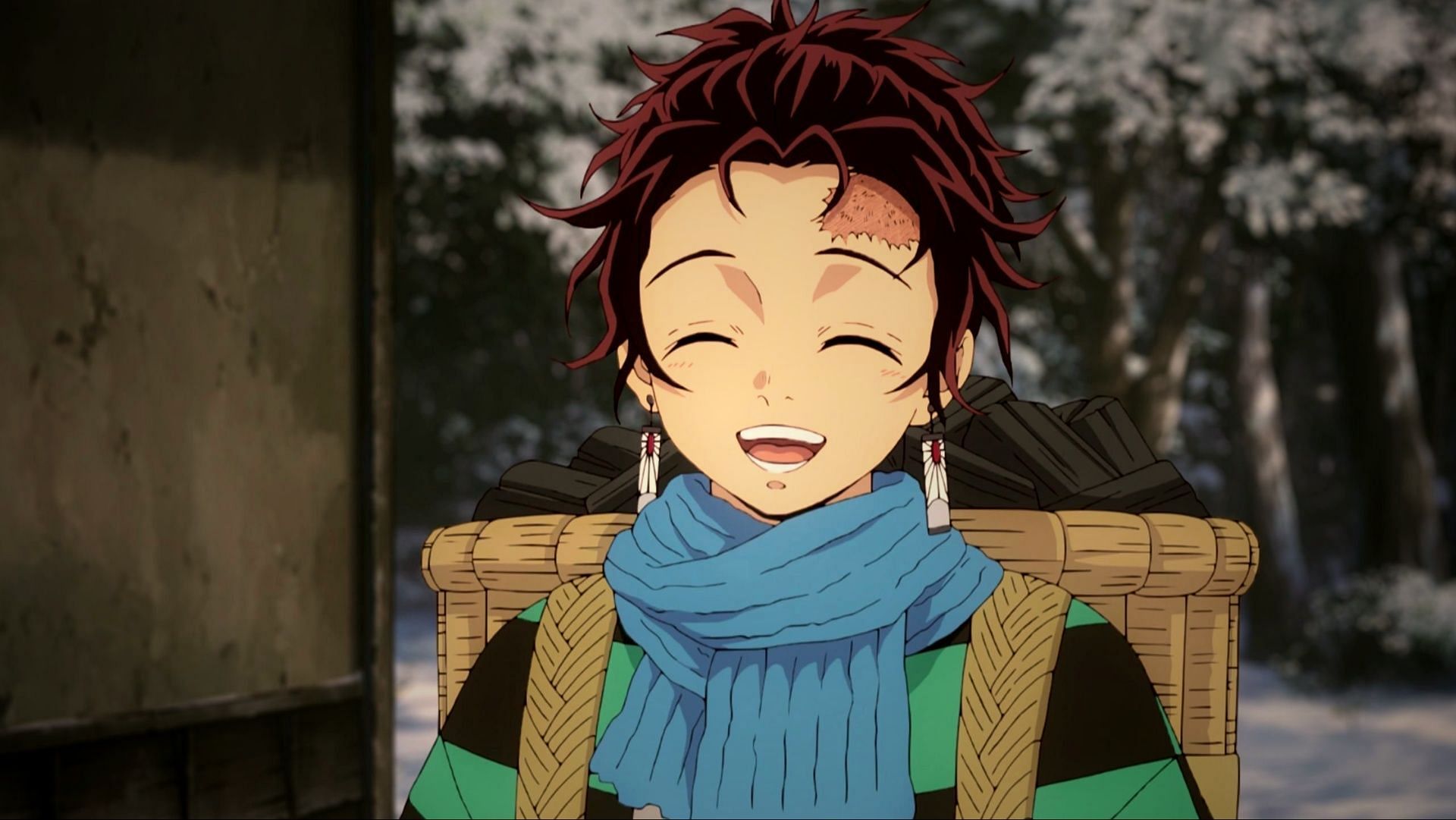 Tanjiro as seen in the Demon Slayer anime (Image via Ufotable)