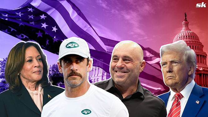 "What a moron" - Aaron Rodgers rips Kamala Harris for refusing Joe Rogan podcast invite during elections vs. Donald Trump