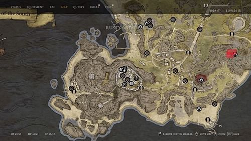 Whereabouts for Questling Beast Egg (Image via Awaken Realms // Youtube@Internet Tomato)