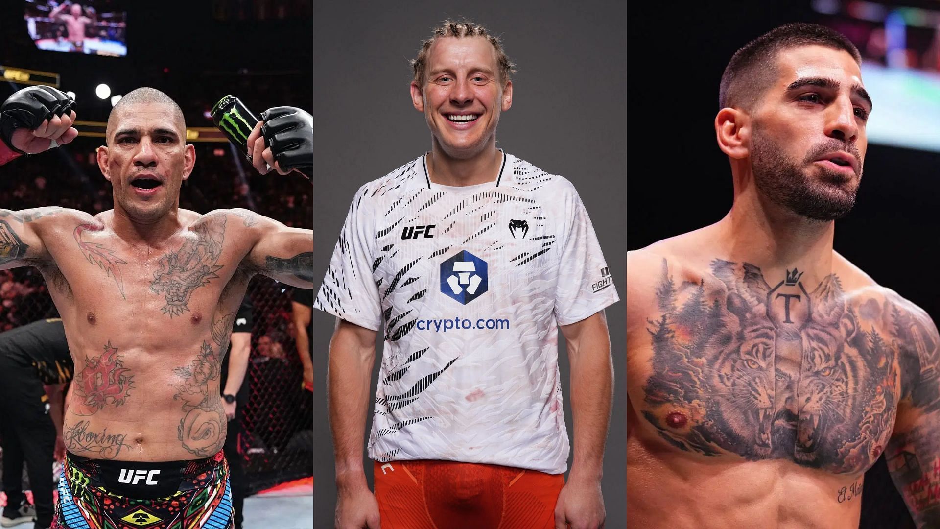 UFC Hall of Famer picks Paddy Pimblett (middle) as UFC&rsquo;s next breakout star, dismissing Ilia Topuria (right) and Alex Pereira (left). [Images courtesy: Getty Images]