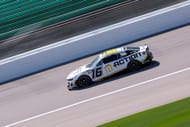 AJ Allmendinger, driver of the #16 Action Industries Chevrolet, drives during practice for the NASCAR Cup Series AdventHealth 400 at Kansas Speedway on May 10, 2025 – Source: Getty