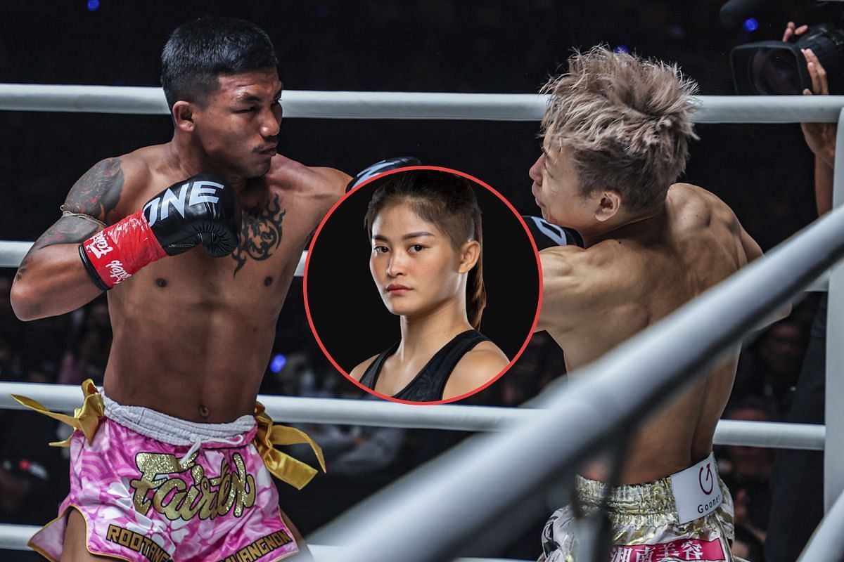Rodtang Jitmuangnon, Stamp Fairtex, Takeru Segawa - Photo by ONE Championship