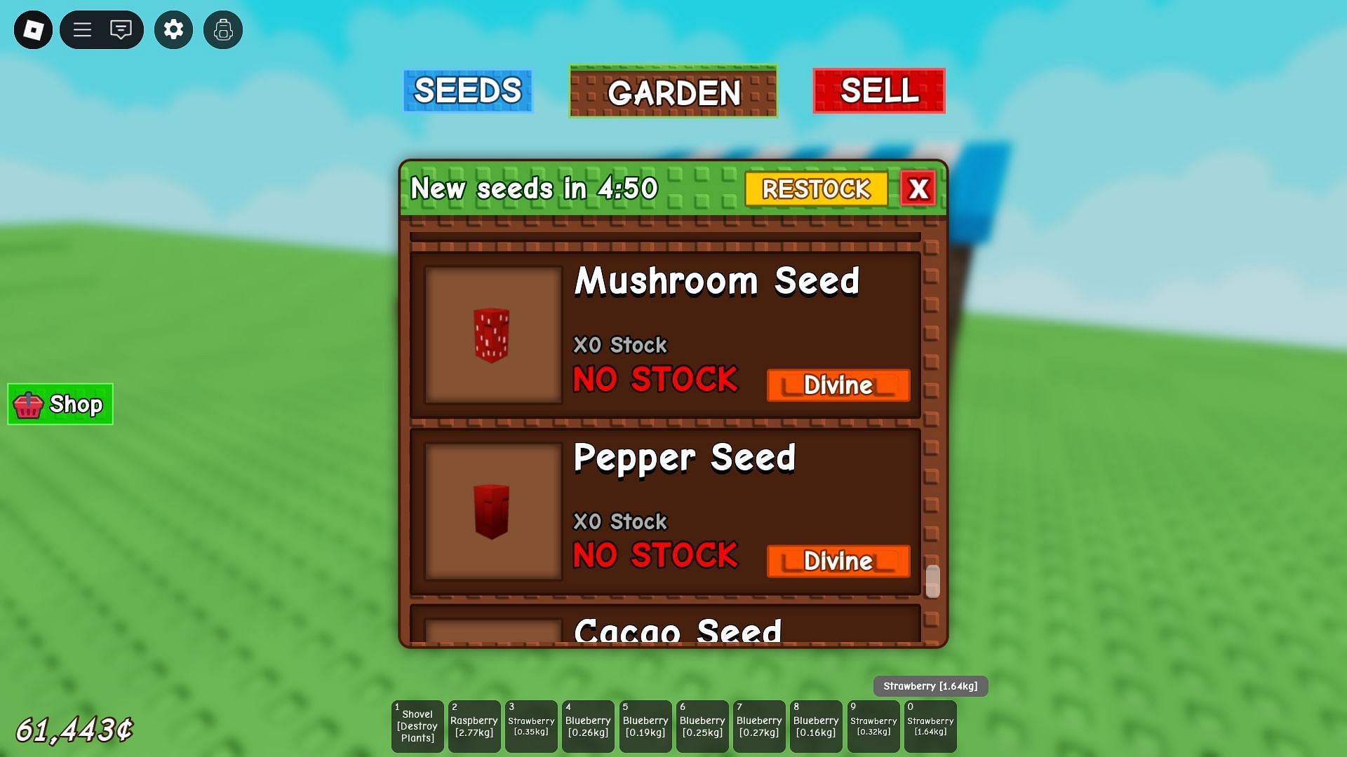 Fruit Seeds (Image via Roblox)