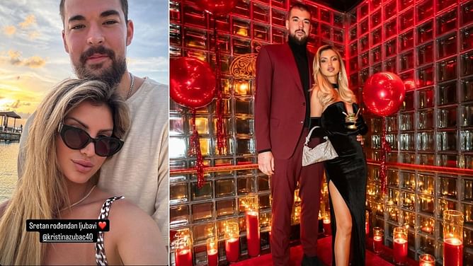 Ivica Zubac overwhelmed with love while celebrating wife Kristina Prisc's special day with heartfelt tribute