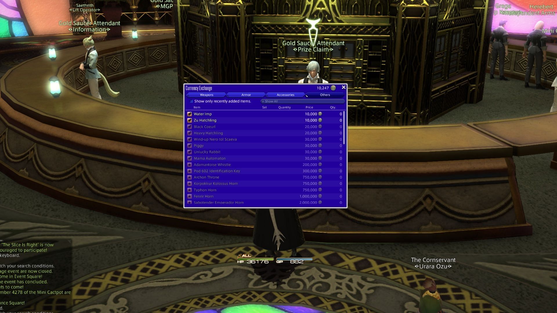 If you&#039;re missing some mounts/pets/bardings from the Gold Saucer, it&#039;s almost time to farm up some easy coins! (Image via Square Enix)