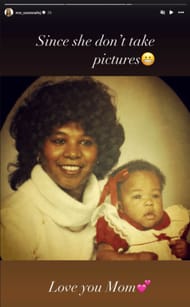 Savannah James' Instagram Stories