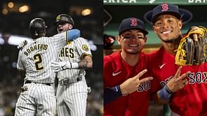 "Jackson Merrill and Xander Bogaerts did it better" - Fans let their feelings out after Red Sox duo's stunning HR robbery of Kerry Carpenter