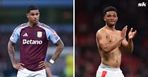 Marcus Rashford responds after Amad Diallo celebrates reaching Europa League final with Manchester United
