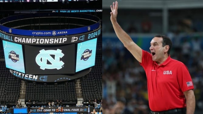 When Duke legend Coach K showered praise on rival and former UNC HC Dean Smith: "His standard of excellence matches anyone that ever coached the game"